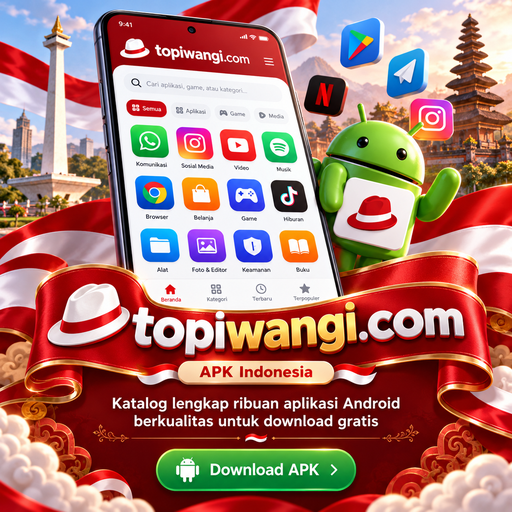 Ilustrasi informasi aplikasi topiwangi